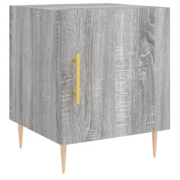 Berkfield Bedside Cabinets 2 Pcs Grey Sonoma 40X40X50 Cm Engineered Wood - thumbnail 5