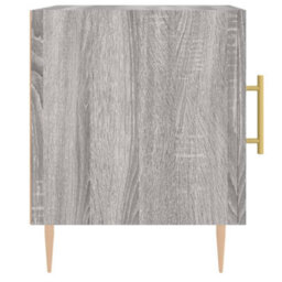 Berkfield Bedside Cabinets 2 Pcs Grey Sonoma 40X40X50 Cm Engineered Wood - thumbnail 7
