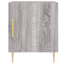 Berkfield Bedside Cabinets 2 Pcs Grey Sonoma 40X40X50 Cm Engineered Wood - thumbnail 6
