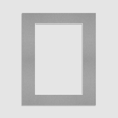 Ak Frames 14X11 Silver Picture Mounts To Fit A4 Aperture Size - Mount Board Only (No Frame Included) - image 1