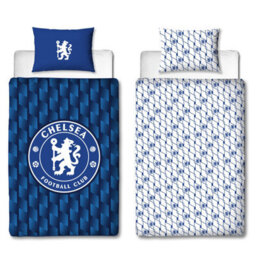 Chelsea Football Club Geometric Single Duvet Cover - thumbnail 1
