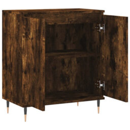 Berkfield Durable Sideboard Smoked Oak 60X35X70 Cm Engineered Wood - thumbnail 6