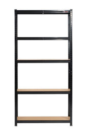Rhino Racking 2 Bays - 180 X 90 X 30Cm - Black - 5 Tier Boltless Heavy Duty Garage Shelving Unit - 1000Kg Load Weight - thumbnail 3