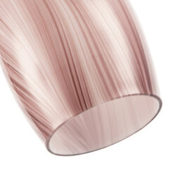 Happy Homewares Modern Reddish Brown Marble Stripe Effect Glass Pendant Light Shade - thumbnail 5