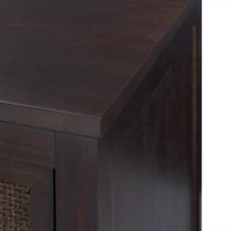 Teamson Home Hatteras Chest Of Drawers 3 Drawer Bedroom Dresser, Espresso - thumbnail 9