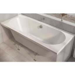 Homestylestore White 1700 X 700mm Bathroom Double Ended Round Bath