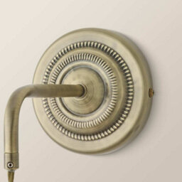 Valuelights Holborn Cream Scallop Adjustable Wall Light And Bulb - thumbnail 3