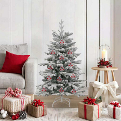 Vidaxl Christmas Bauble Set 25 Pcs Transparent 8 Cm Plastic - image 1