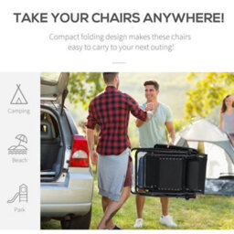 Outsunny Zero Gravity Chair Adjustable Patio Lounge W/ Cup Holder Black - thumbnail 6