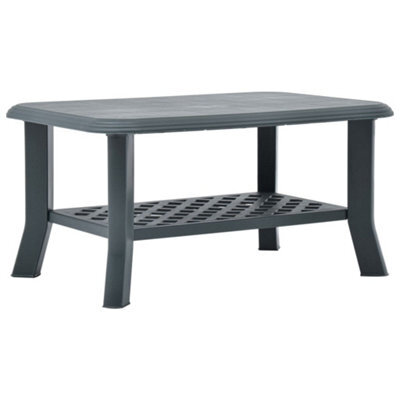 Walplus Coffee Table Green 90X60X46 Cm Plastic - image 1