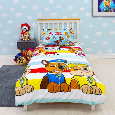 Paw Patrol Pupster Duvet Cover With Pillowcase Single Bedding Quilt Set - image 1