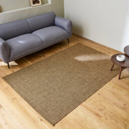 Sweeek - Jute-Effect Indoor/outdoor Rug In Caramel Oliver 230X160X1 Cm - thumbnail 6