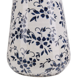 Beliani Flower Vase Maroneia Stoneware 20 Cm White - thumbnail 5