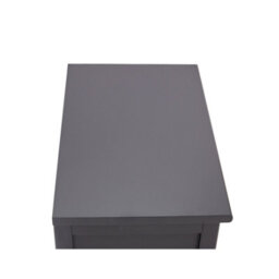 Cabinet Bits Palazzi 2 Drawer Bedside Table Dark Grey - thumbnail 6