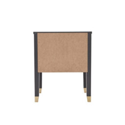 Cabinet Bits Palazzi 2 Drawer Bedside Table Dark Grey - thumbnail 7