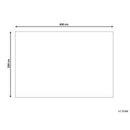 Beliani Rug Esentepe Beige 300 X 400 Cm Jute - thumbnail 3