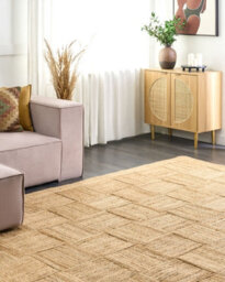 Beliani Rug Esentepe Beige 300 X 400 Cm Jute - thumbnail 2