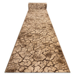 RugsX Runner Karmel Terra Cracked Ground Nut 70Cm  70X130 Cm - thumbnail 1