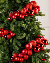 Werchristmas Red Bauble Cluster Arch, 60 Cm - thumbnail 3