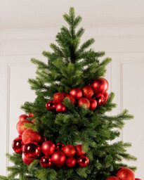 Werchristmas Red Bauble Cluster Arch, 60 Cm - thumbnail 4