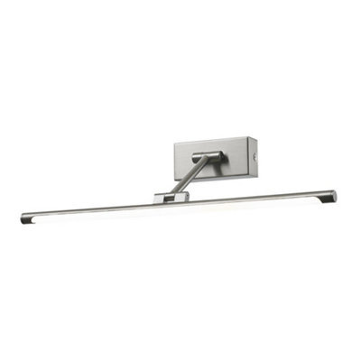 Luminosa Lighting Luminosa Modern Led Picture Lamp Satin Nickel, Warm White 3000K 560Lm