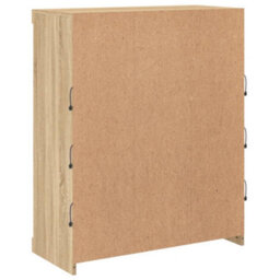 Berkfield Sideboard With Led Lights Sonoma Oak 81X37X100 Cm - thumbnail 8