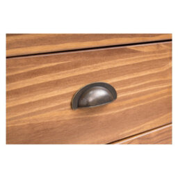 Cabinet Bits Padua Lacquered 3 Drawer 3 Door Sideboard Brass Cup Handle - thumbnail 8