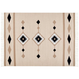Beliani Rug Berdik Multicolour 160 X 230 Cm Cotton Kilim - thumbnail 4