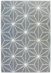 The Rugs Maestro Collection Star Design Rug In Grey  3791 Gb22 - thumbnail 1