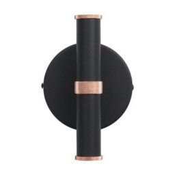 Thehotsale Modern Luxury Minimalist 2 Lights Wall Lamp,black&rose - thumbnail 3