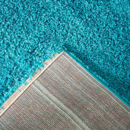 Bravich Teal Blue Thick Shaggy Rug - California - 110 X 160Cm - thumbnail 3
