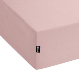 Beliani Fitted Sheet Hofuf Cotton 200 X 200 Cm Pink - thumbnail 4