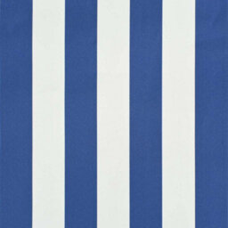 Walplus Retractable Awning Garden Sun Shade Canopy Gazebo For Back Door, Porch, Patio 400X150 Cm Blue And White - thumbnail 6