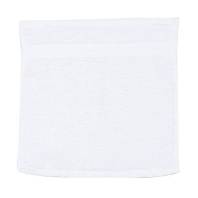 Towel City Luxury Face Towel White (One Size)