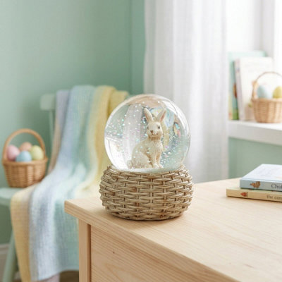 Garden Greatness Springtime Whimsical Bunny Waterball Display Ornament - image 1