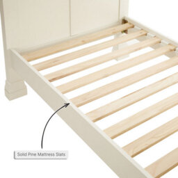 The Furniture Market Wilmslow White Painted 3Ft Single Size Bed - thumbnail 8