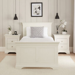 The Furniture Market Wilmslow White Painted 3Ft Single Size Bed - thumbnail 3