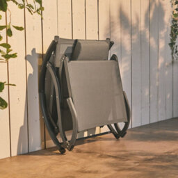 Vonhaus Folding Sunlounger, Heavy Duty Weather Resistant Garden Sun Lounger, Portable Textoline Foldable Reclining Outdoor Lounger - thumbnail 5