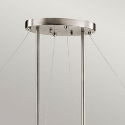 Luminosa Lighting Elstead Silver Coral 4 Light Oval Ceiling Island Pendant Bar Pewter, E27 - thumbnail 2