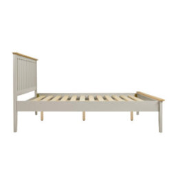 Statement Furniture Pembroke King Size Bed Frame 5Ft With Slatted Headboard - Harbour Stone - thumbnail 3