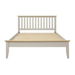 Statement Furniture Pembroke King Size Bed Frame 5Ft With Slatted Headboard - Harbour Stone - thumbnail 1