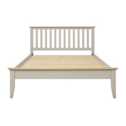 Statement Furniture Pembroke King Size Bed Frame 5Ft With Slatted Headboard - Harbour Stone - thumbnail 6