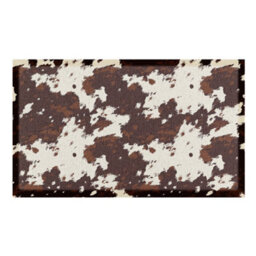 Artsy Doormats Brown Cow Print Indoor Outdoor Mat - thumbnail 2