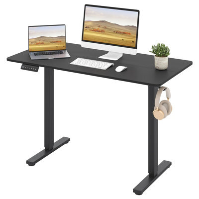 Gainoom Ergonomic Black Stand Up Desk 120X60Cm Electric Standing Computer Desk - image 1