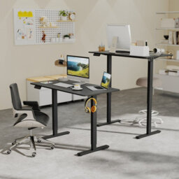 Gainoom Ergonomic Black Stand Up Desk 120X60Cm Electric Standing Computer Desk - thumbnail 7