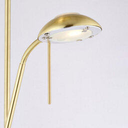 Luminosa Lighting Luminosa Rome Mother And Child Floor Lamp Satin Brass, Opal Glass, G9 - thumbnail 3