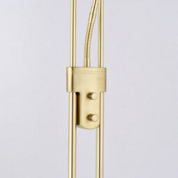 Luminosa Lighting Luminosa Rome Mother And Child Floor Lamp Satin Brass, Opal Glass, G9 - thumbnail 4