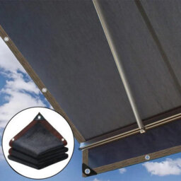 Black 3X6M Rectangular Shade Sail Uv Resistant Breathable - thumbnail 7