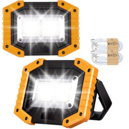 Edasion 30 W Led Work Light Rechargeable Cob Floodlight Super Bright 2000 Lm Portable Outdoor Usb Battery Security Waterproof For - thumbnail 1