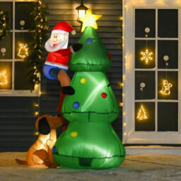6Ft Inflatable Christmas Tree, Led Lighted - thumbnail 3